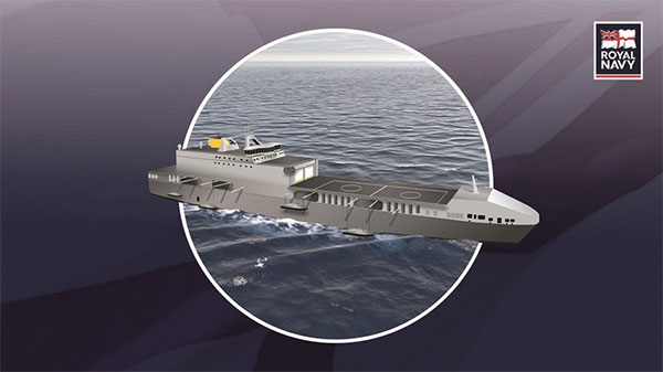 rendering of Future Littoral Strike Ship
