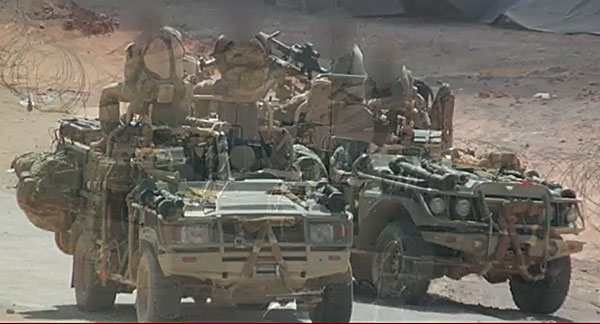 uksf vehicles Syria