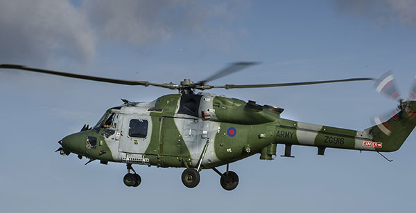 657 Squadron Lynx helicopter