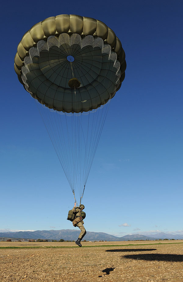 low level parachute