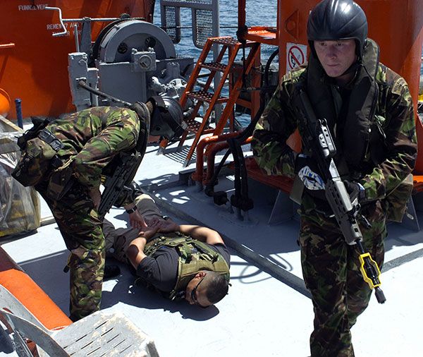 fleet protection group Royal Marines - securing crew