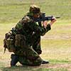 royal marine with sa80a2