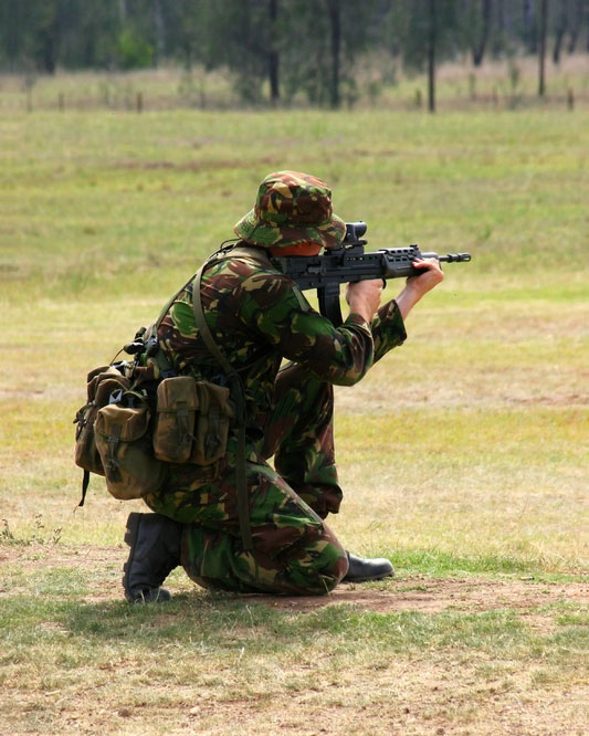 Royal Marines Commando with sa80a2
