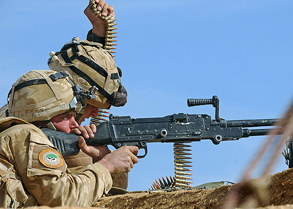 Royal Marines -  Fire Support Group GPMG