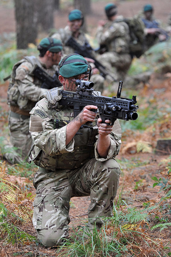 Royal Marines Commando with SA80a2 UGL