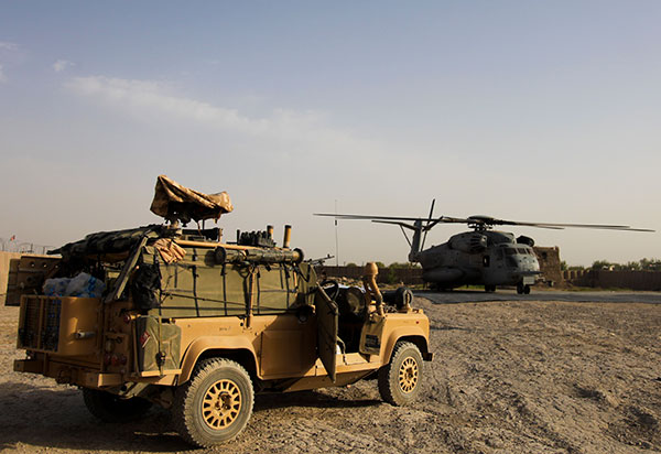 British Army WMIK Land Rover