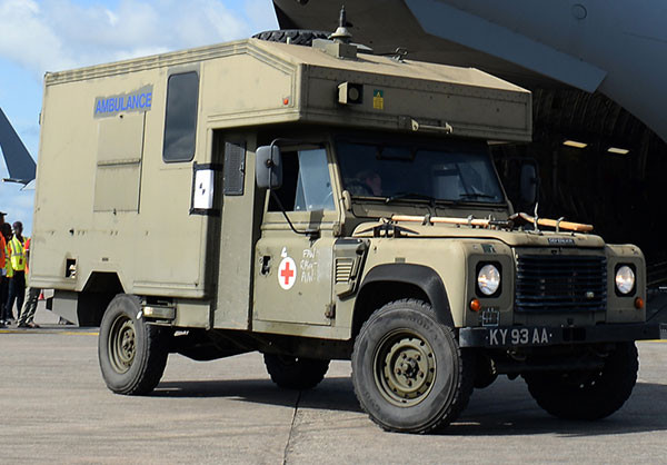 Land Rover battle field ambulance