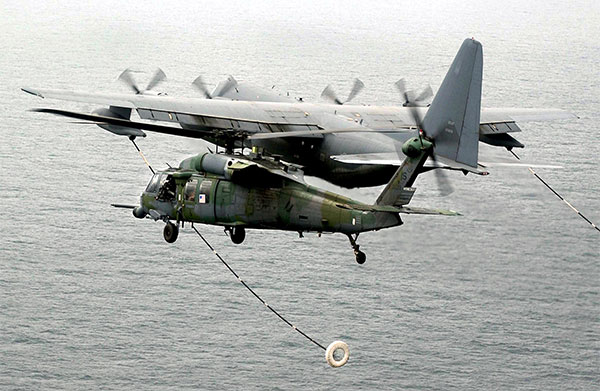 helicopter refueling mid-air