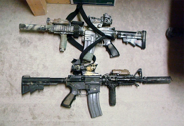 SAS L119a1 rifles