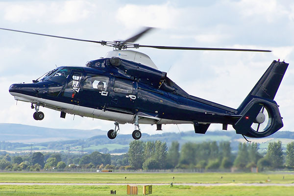 Dauphin helcopter of 658 Squadron
