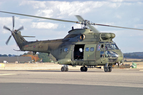 british puma helicopter