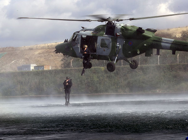 Fleet Diving Squadron helocast