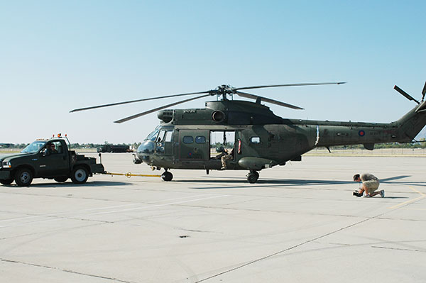 raf puma helicopter tiger squadron