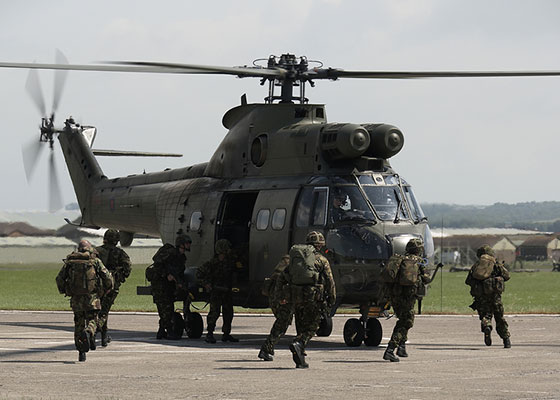 raf puma helicopter