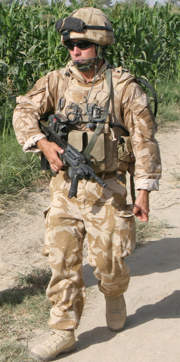 soldier with sa80a2