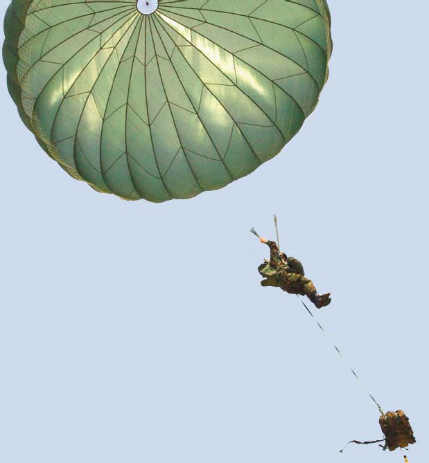 4 Para parchute jump