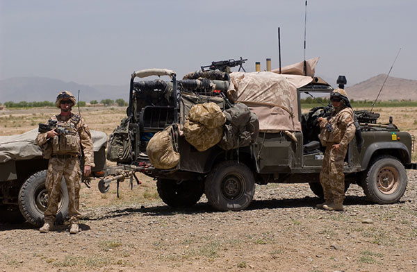 raf regiment land rover