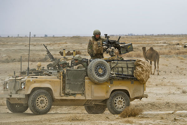 raf regiment - wmik land rover