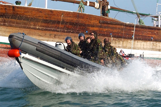 fleet protection group - Royal Marines - iraq patrol
