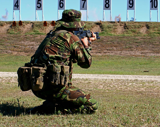 Royal Marines Commando with LSW