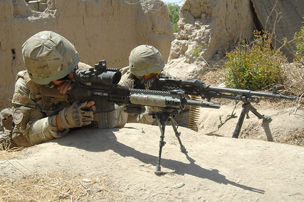 Royal Marines sharpshooter gpmg