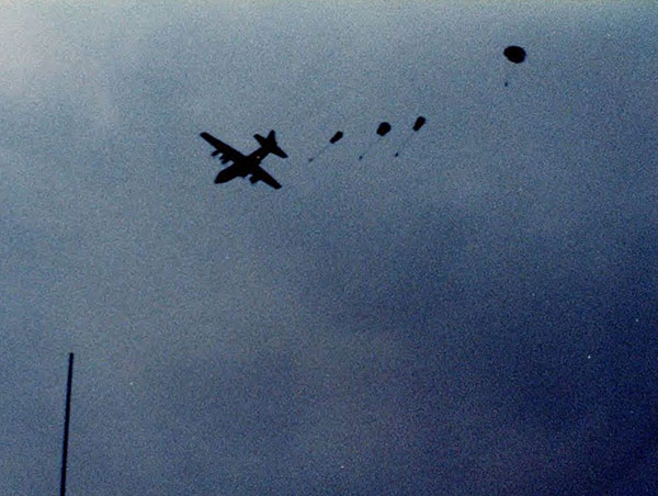 special air service - parachute jump