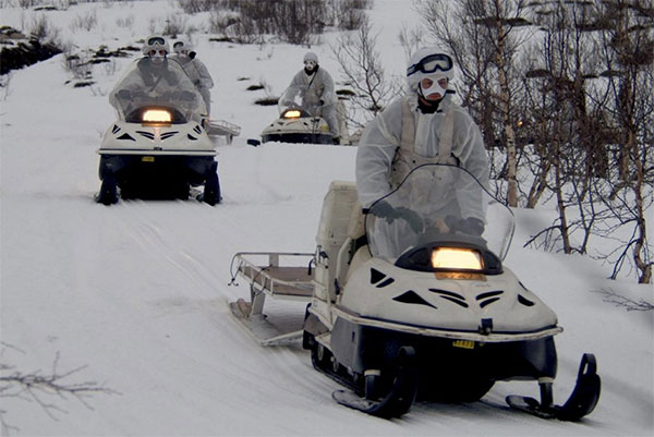 Skidoo snow mobiles