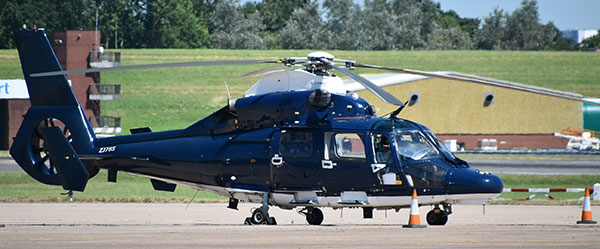 SAS Dauphin helicopter.