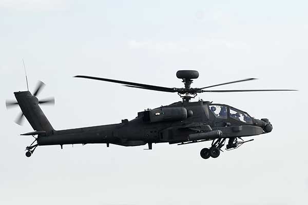 Apache helicopter