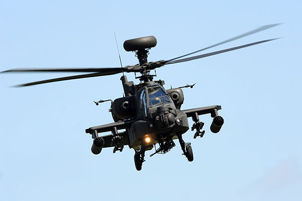 Apache helicopter