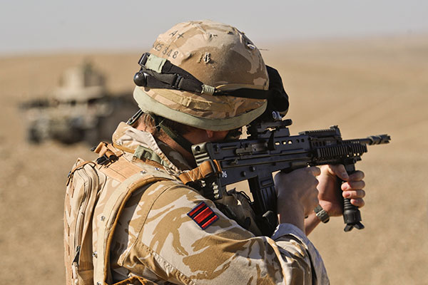 british soldier in afghanistan
