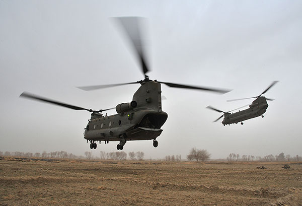 RAF Chinooks