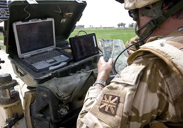 dier operating UAV control