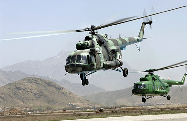 mi-8 helicopters