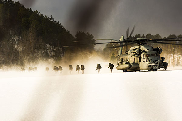 Royal Marines - Super Stallion helicopter