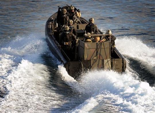 Royal Marines boarding party