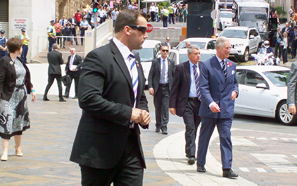 Prince Charles bodyguards