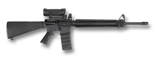 C7A1 rifle eith optic