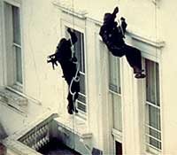 SAS abseilers